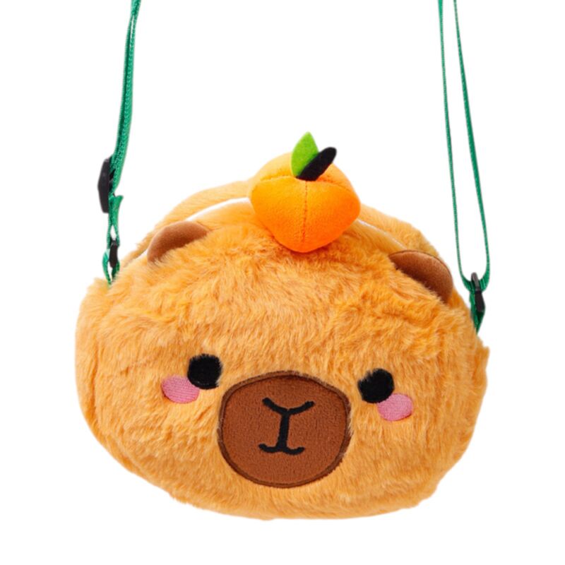 Capybara Adoramals Crossbody Plush Shoulder Bag