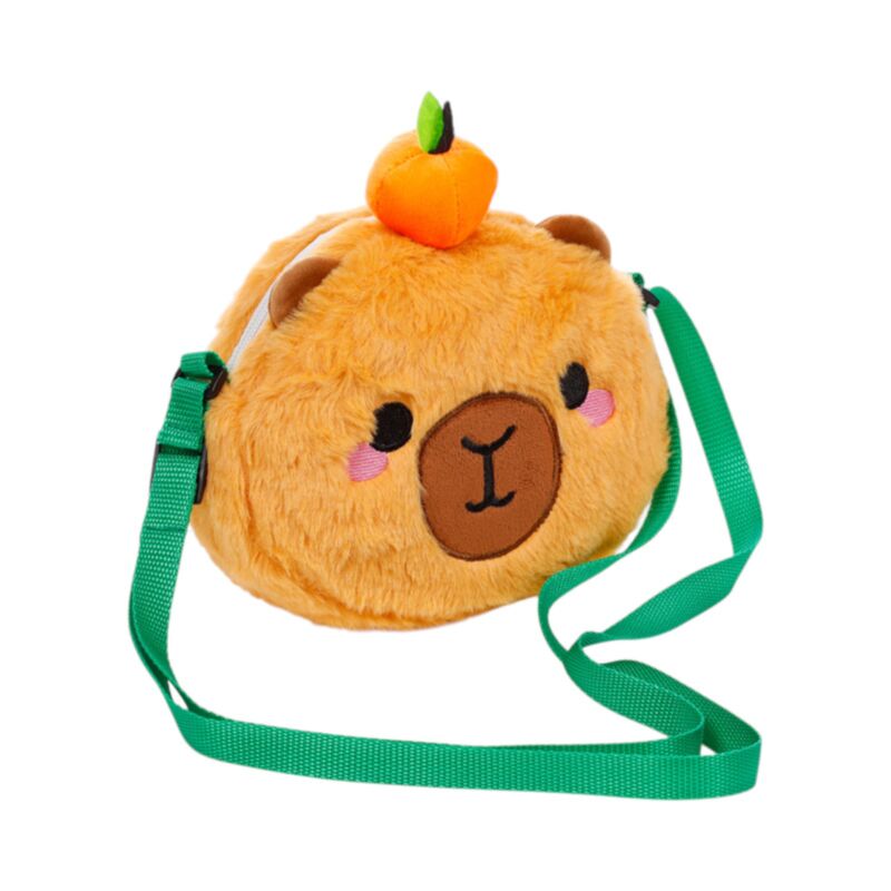 Capybara Adoramals Crossbody Plush Shoulder Bag