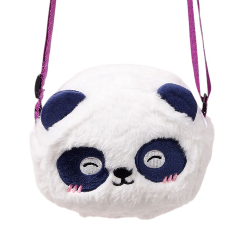 Panda Adoramals Crossbody Plush Shoulder Bag