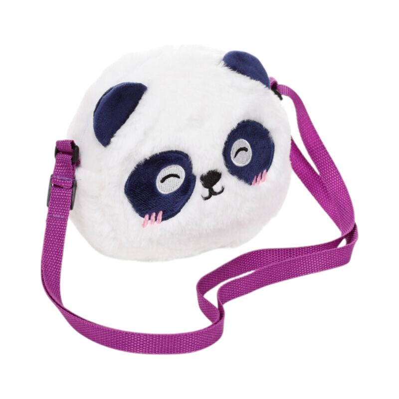 Panda Adoramals Crossbody Plush Shoulder Bag
