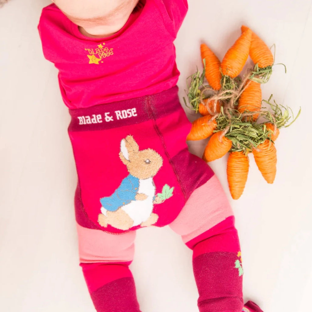 Peter Rabbit Autumn Leaf Knitted Leggings 2
