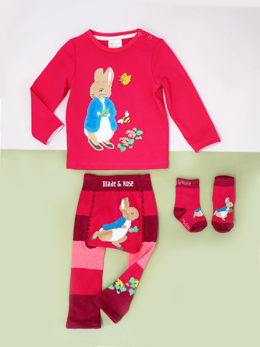 Peter Rabbit Autumn Leaf Knitted Leggings 3