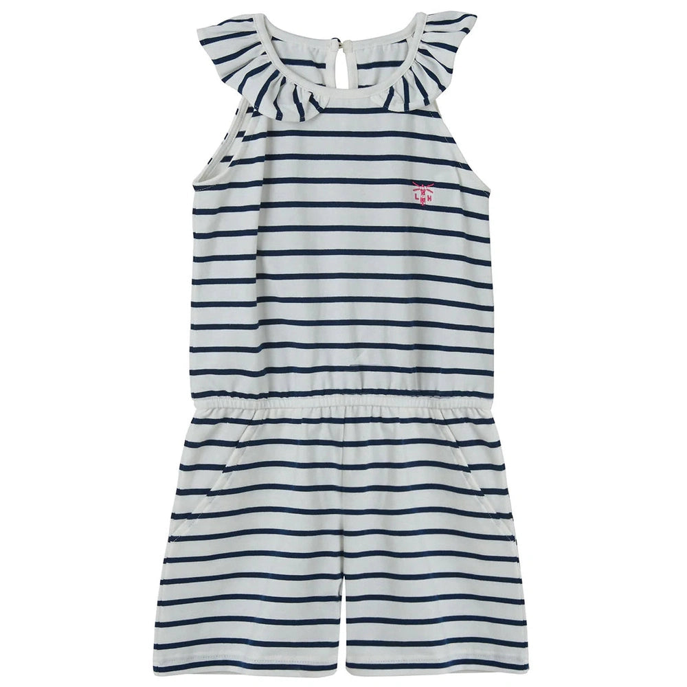 Penelope Stripe Playsuit - Cloud Stripe 1