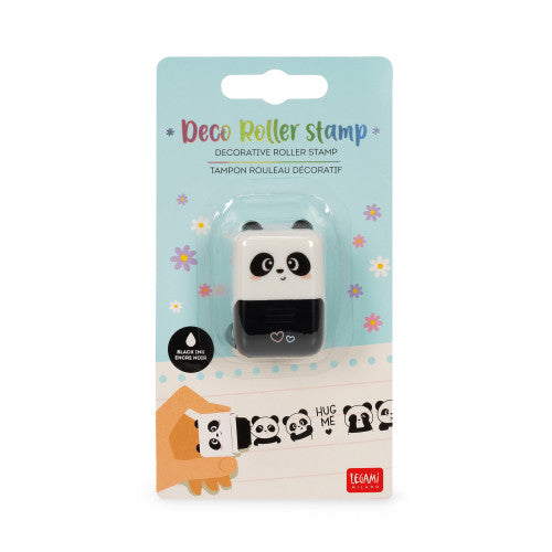 Roller Stamp - Panda- Black Ink