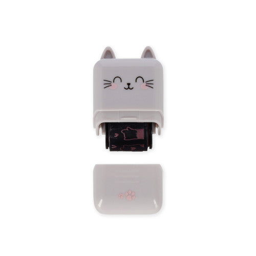 Roller Stamp - Kitty - Pink Ink