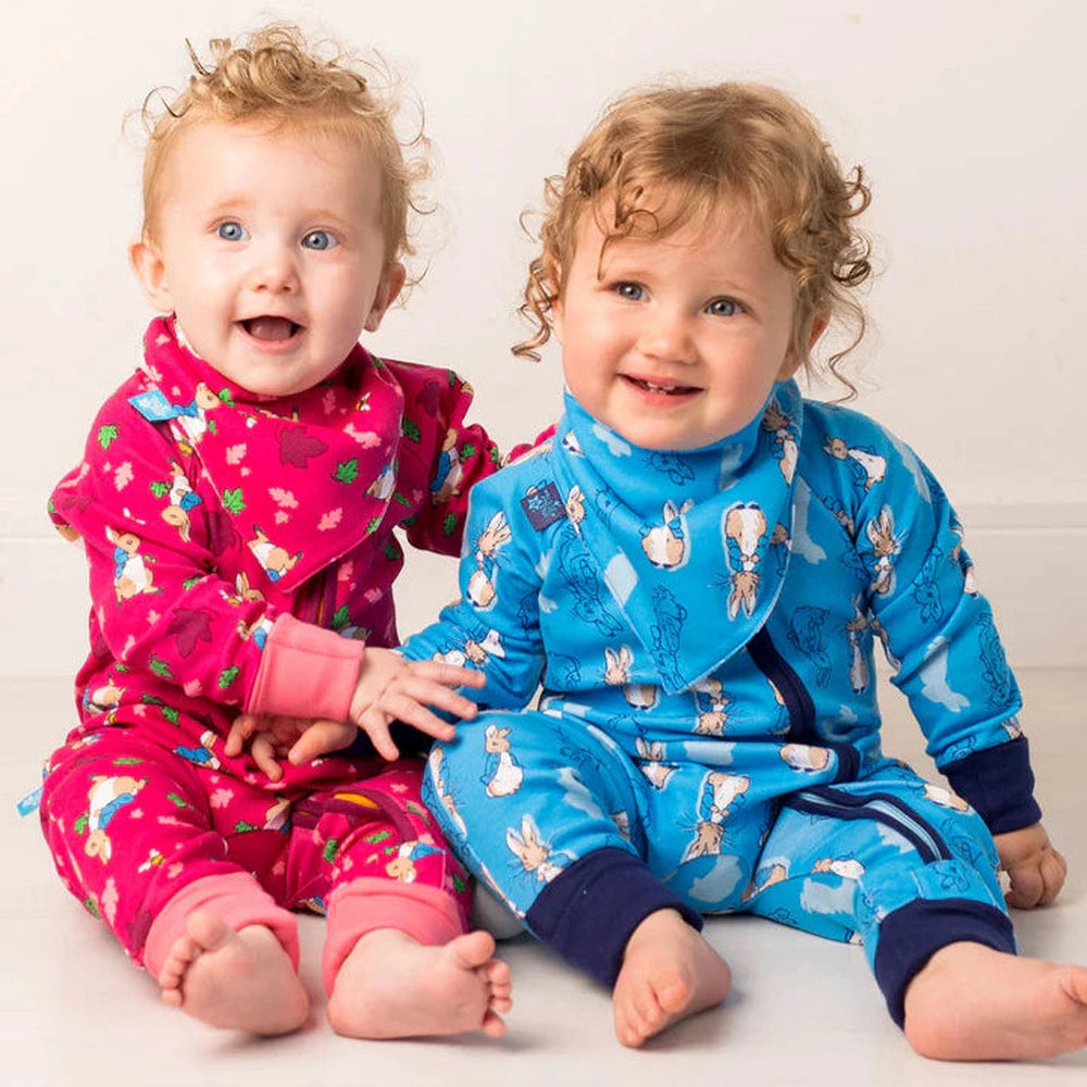Peter Rabbit Navy Zip Romper 2