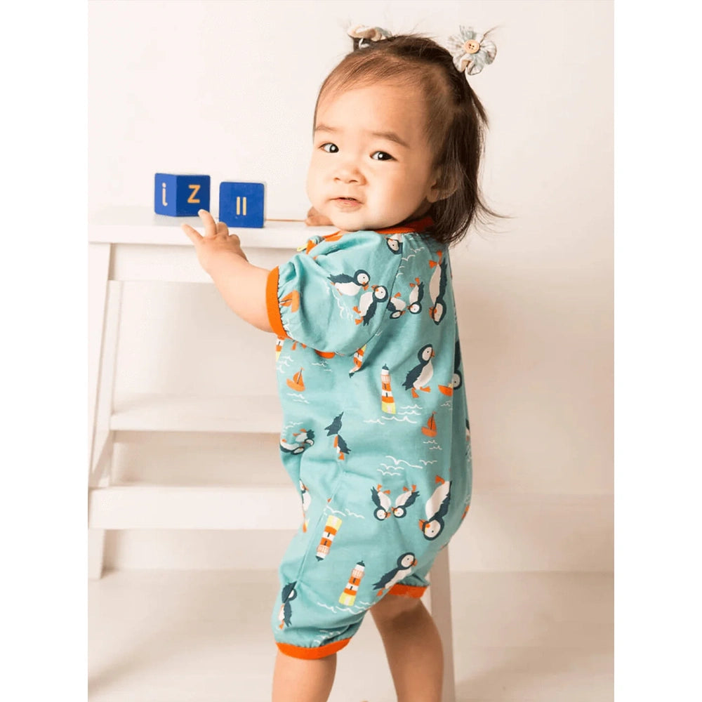 Kenzie The Puffin Summer Jersey Romper 3