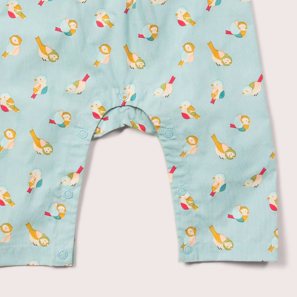 Rainbow Birds Frill Summer Romper 3