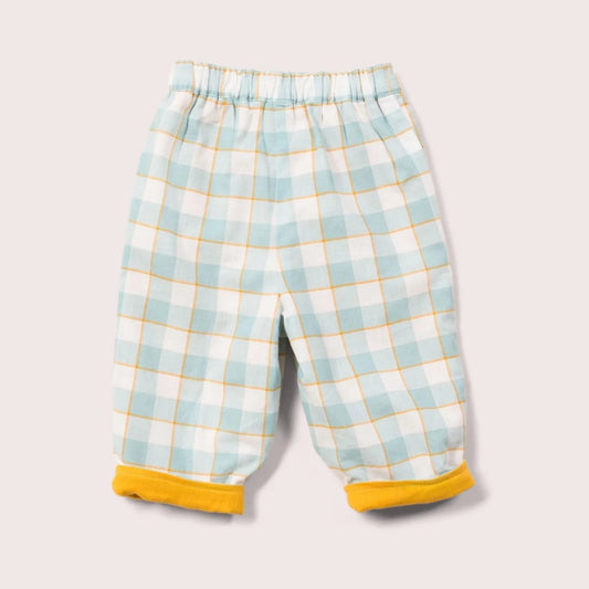 Reversible Check Pull On Trousers