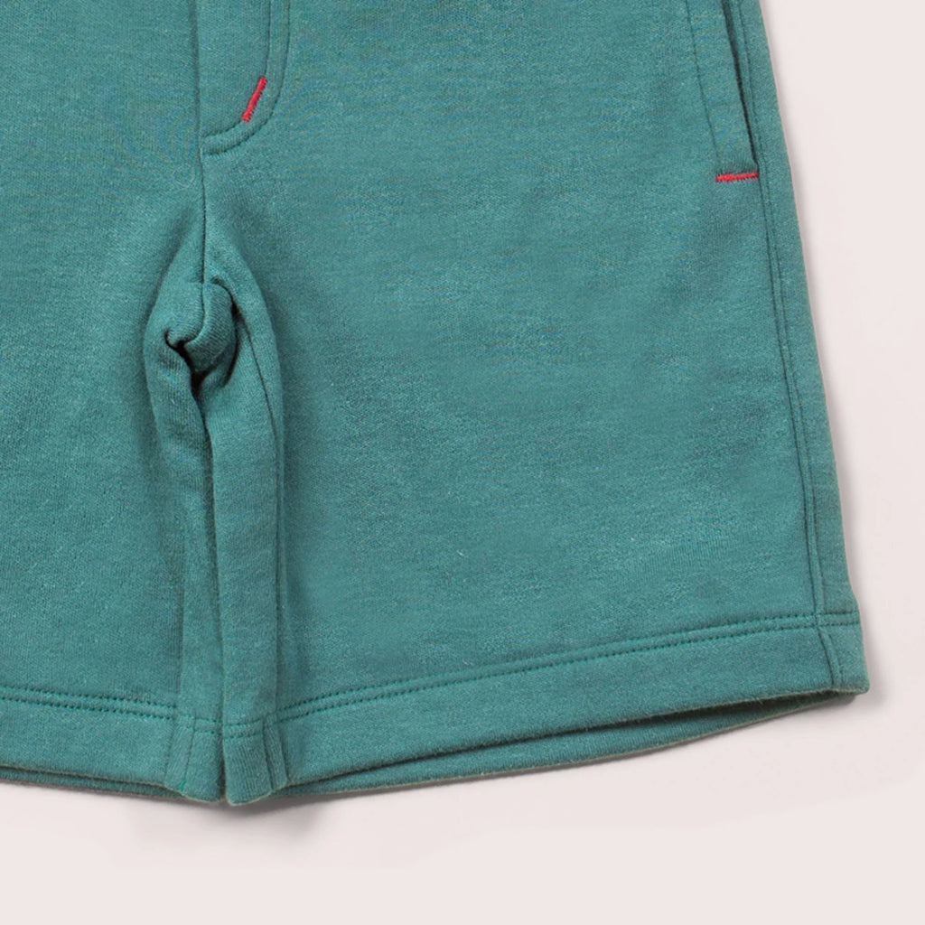 Comfy Jogger Shorts - Teal 4