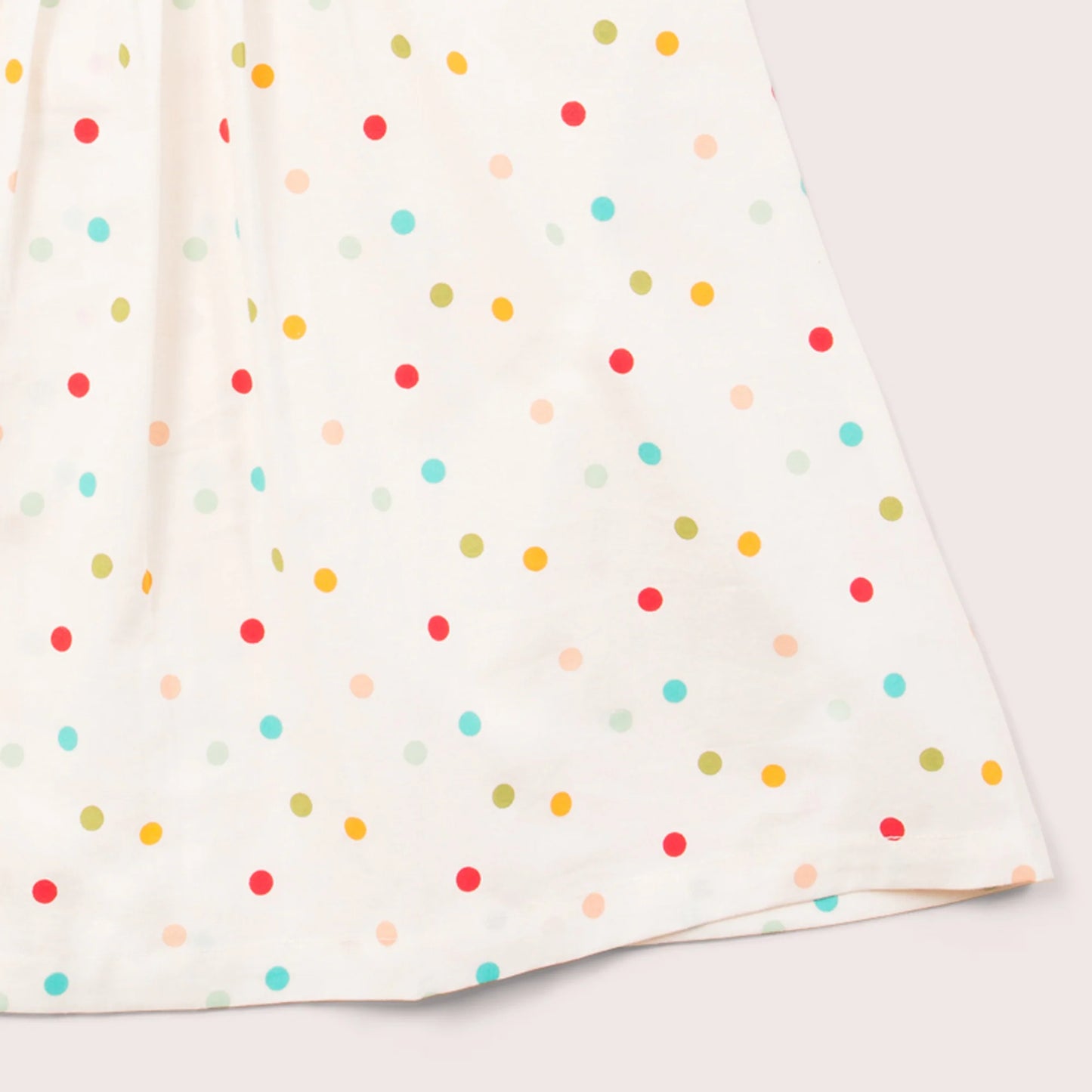 Rainbow Spots Smocked Dress 4