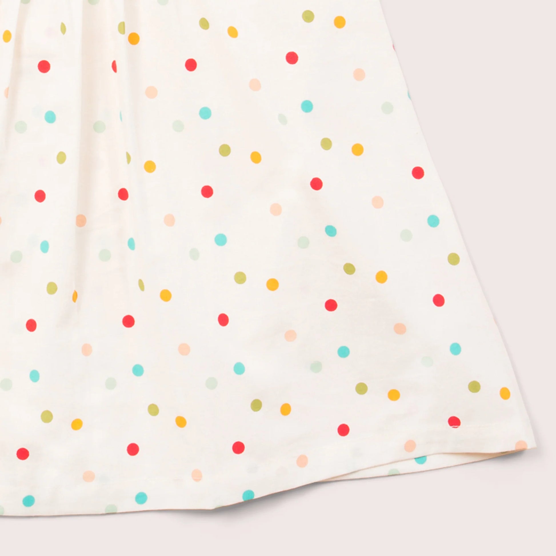 Rainbow Spots Smocked Dress 4