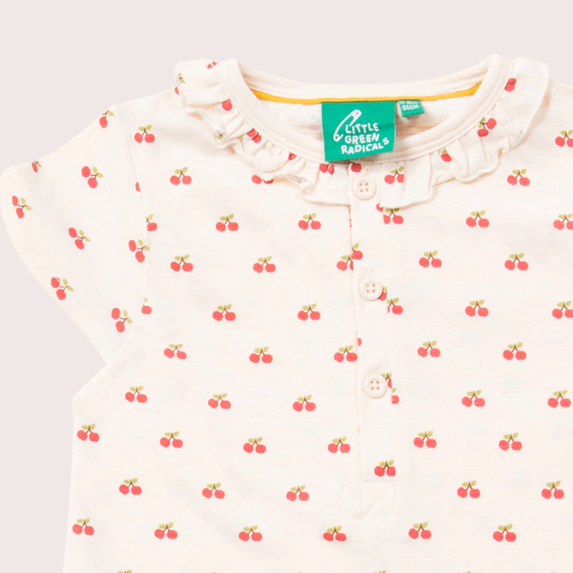 Cherry Organic Button Nightie 2