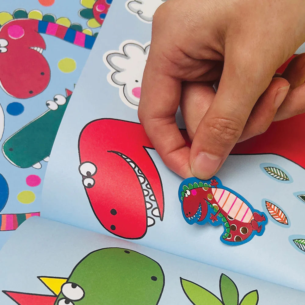 Sticker Scene Book - Dinosaur 2