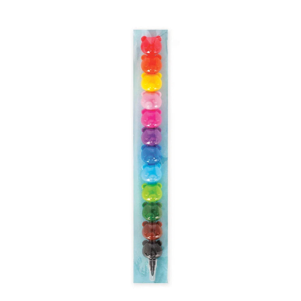 12 Stackable Crayons - Dream In Colour - Teddy Bear 4