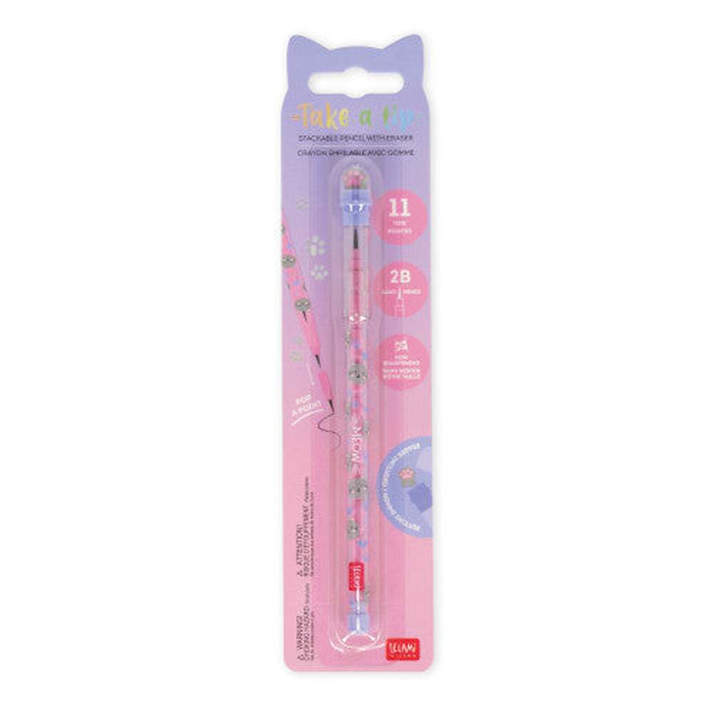 Kitty Stackable Pencil with Eraser 1