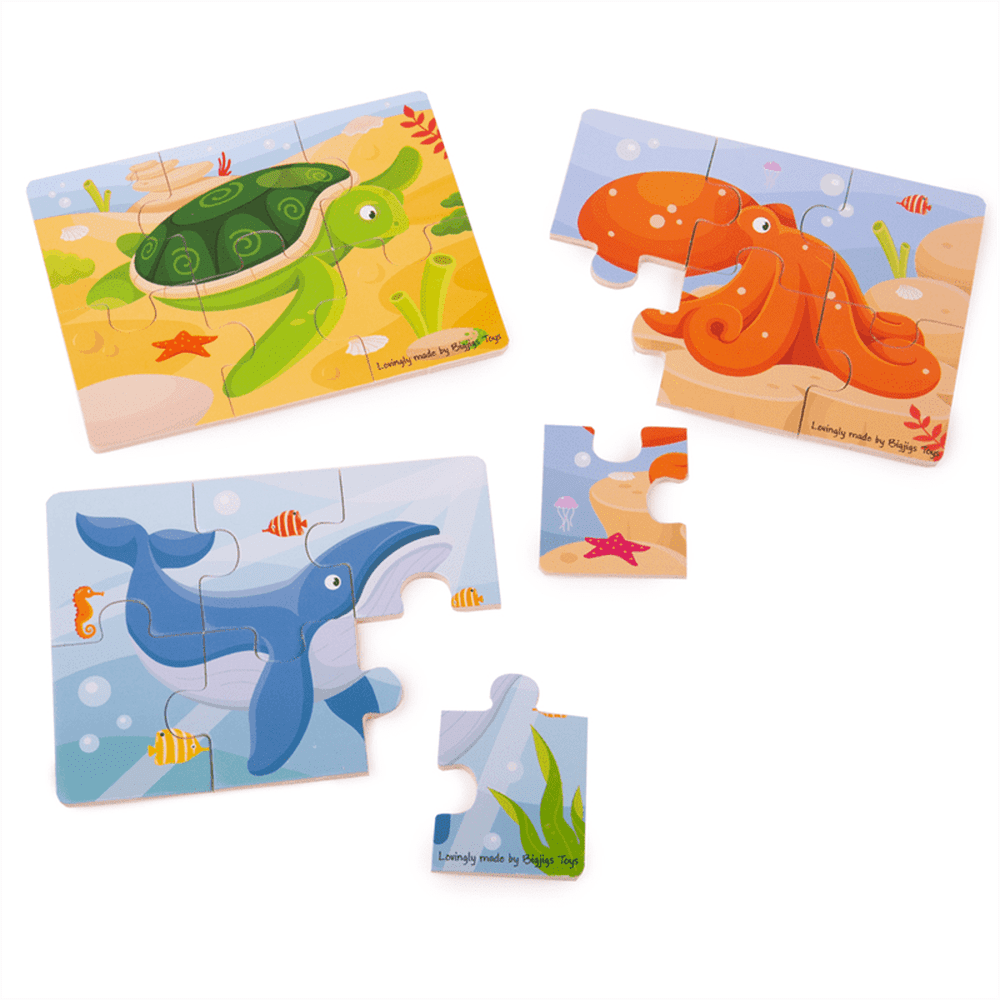 Sealife Puzzles - 6pcs 1