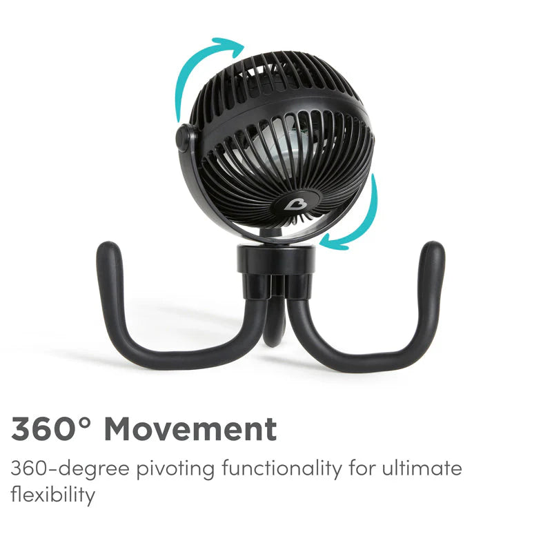 Stroller LED Light Fan