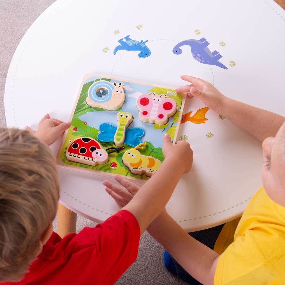 Touch and Feel Insects Puzzle Board 6