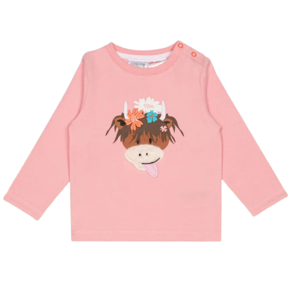 Bonnie Highland Cow Applique Top 2
