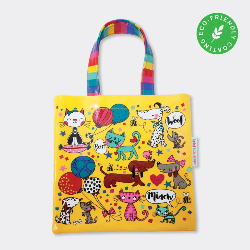 Mini ECO Tote Bag - Cats & Dogs 1