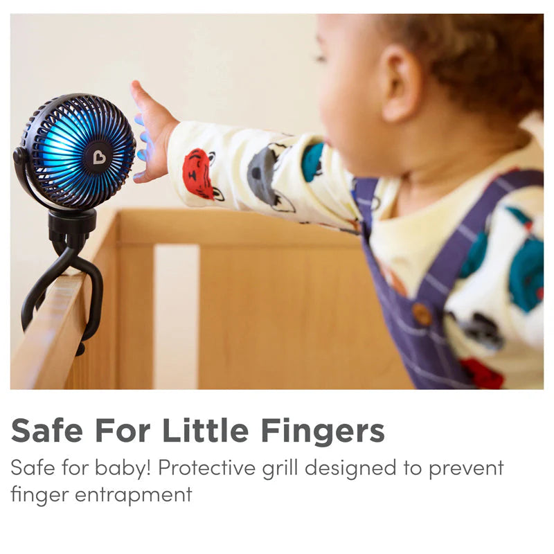 Stroller LED Light Fan
