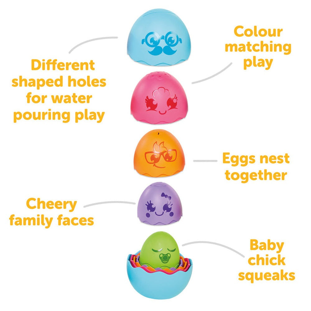 Toomies Hide & Squeak Nesting Eggs 4