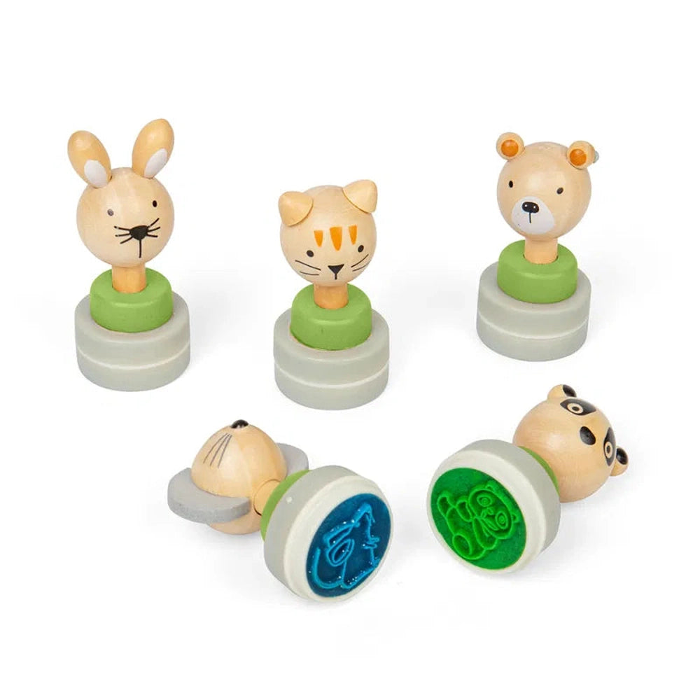 Wooden Animal Stampers 3