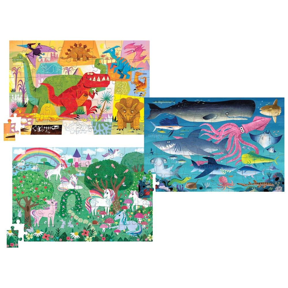 Crocodile Creek - 50 Piece Tin Puzzle Assortment 2