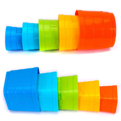 Technok TECHNOK Baby Stacking Cups Toy - Set of 2 Colorful Stacking 