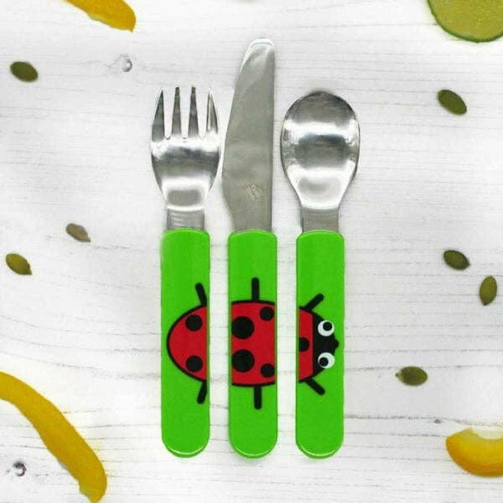 Travel Cutlery Set with Case - Ladybird 2