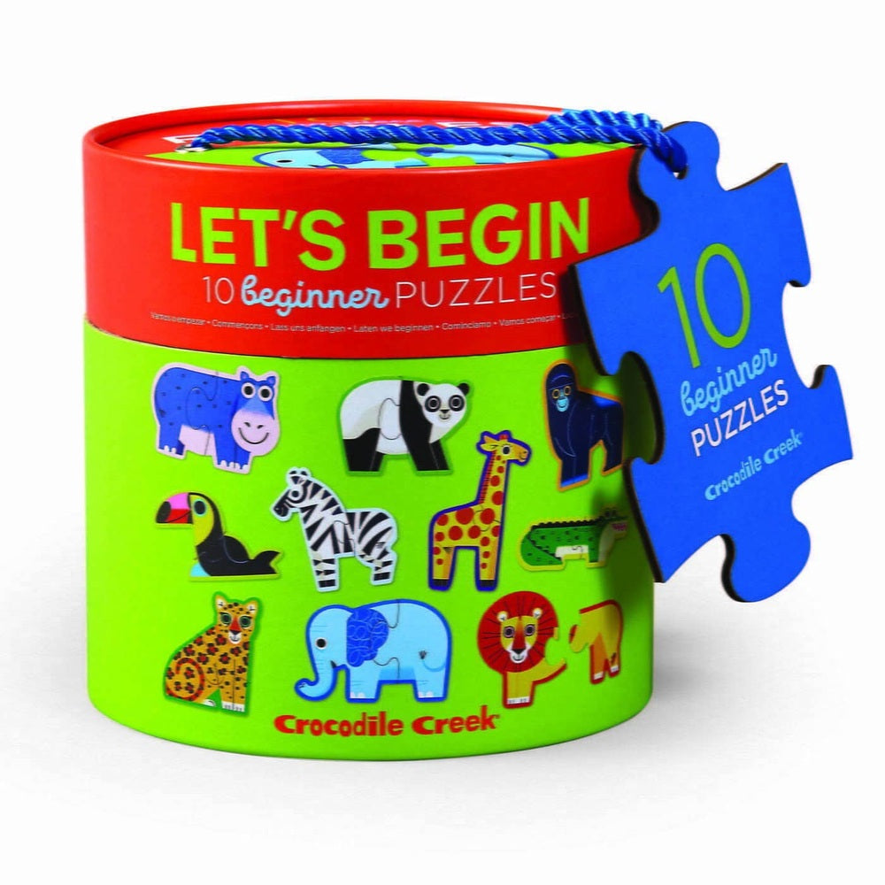 Let's Begin 10 x 2 Piece Puzzle Jungle 1