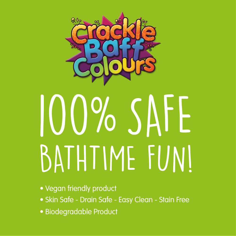 Zimpli Crackle Baff Colours 6 Pack Sensory Kids Bath Toys 4
