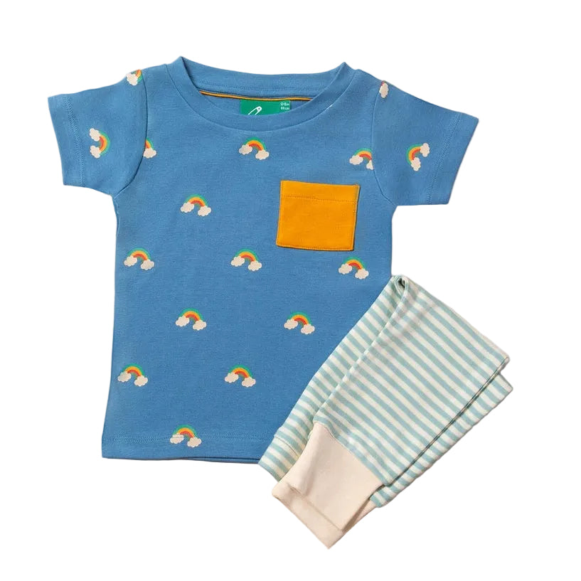 Blue Rainbows Organic T Shirt & Jogger Playset 2