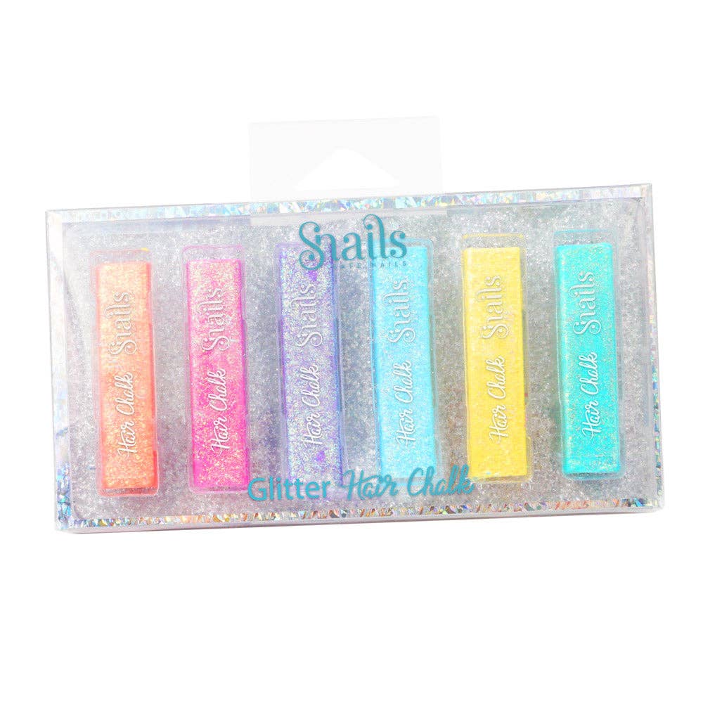 Snails Hair Chalk Glitter Set 6 colours 1