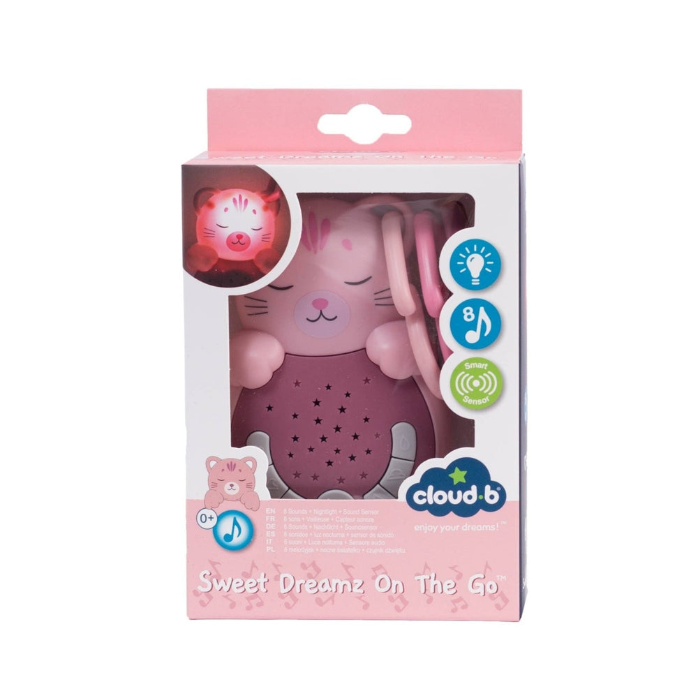 Cloud B Sweet Dreamz Travel Night Light & Sound Cat 5