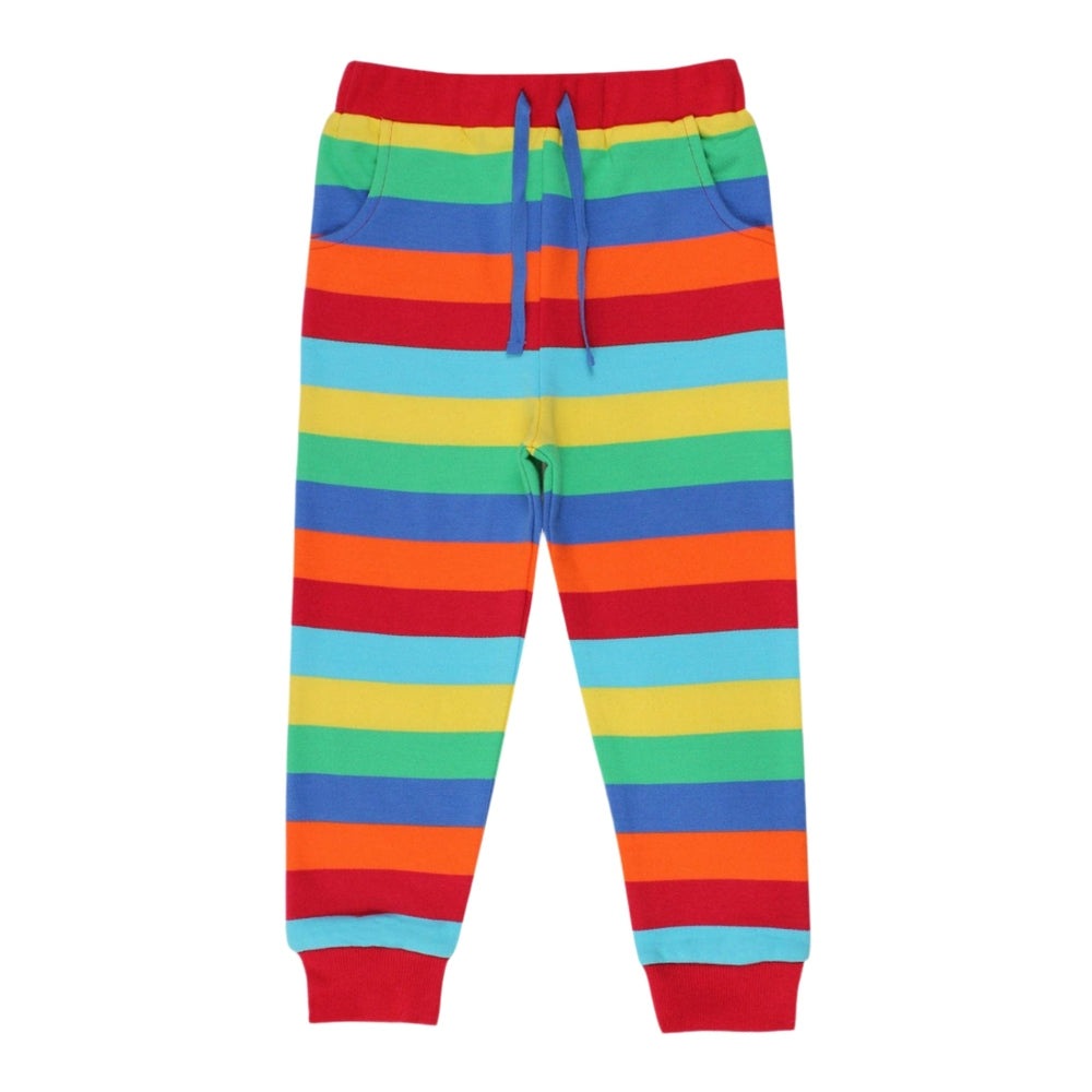 Organic Multi Stripe Joggers 1
