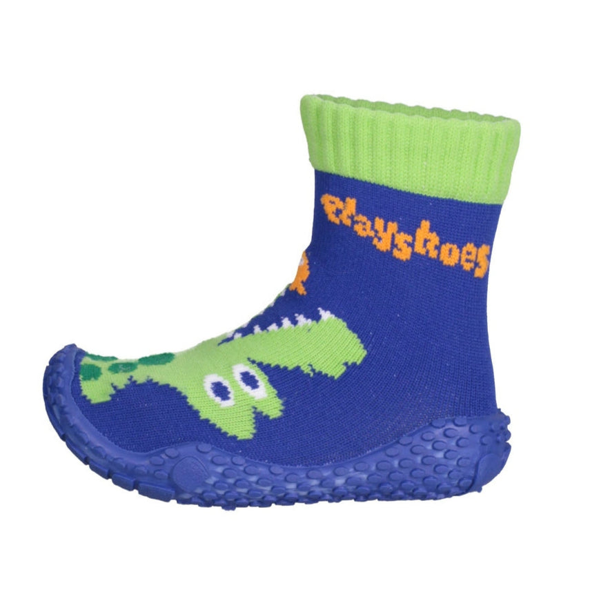 Aqua sock crocodile 1