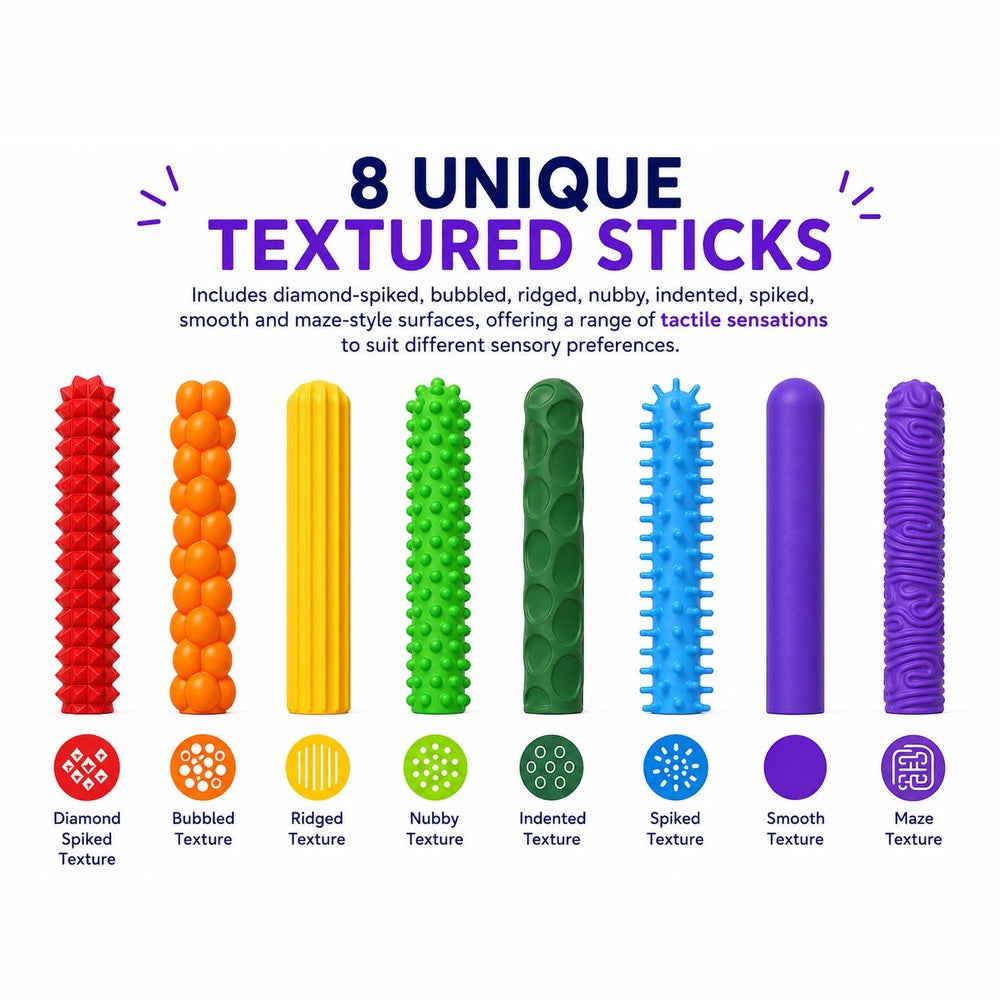 Sensory Fidget Sticks 8-Pack 2