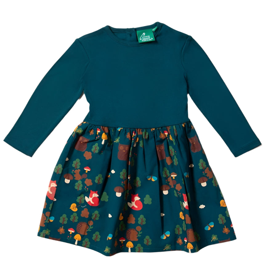 Enchanted Forest Long Sleeve Twirler Dress 1
