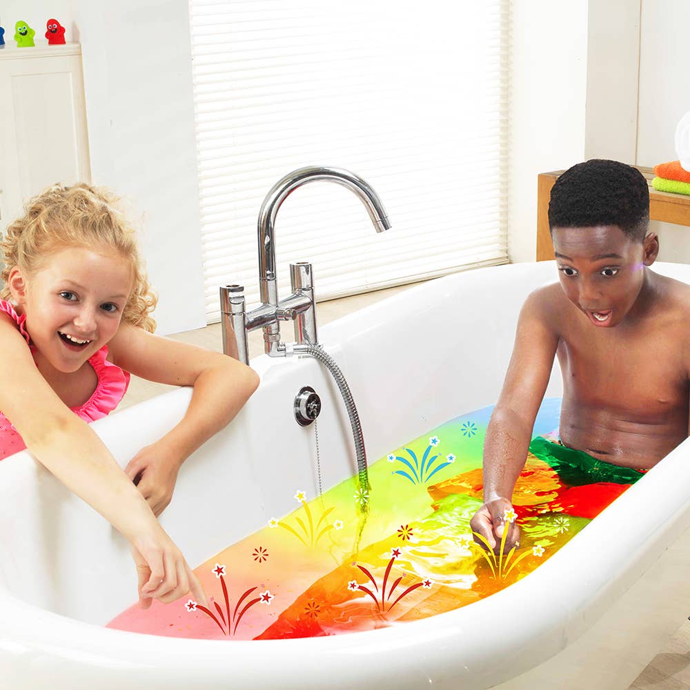 Zimpli Crackle Baff Rainbow - 6 Pack Sensory Kids Bath Toys 2