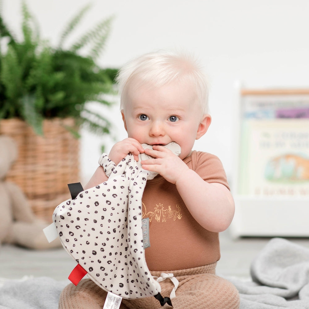 Baby Comforter with Teether - Leopard Spot 1