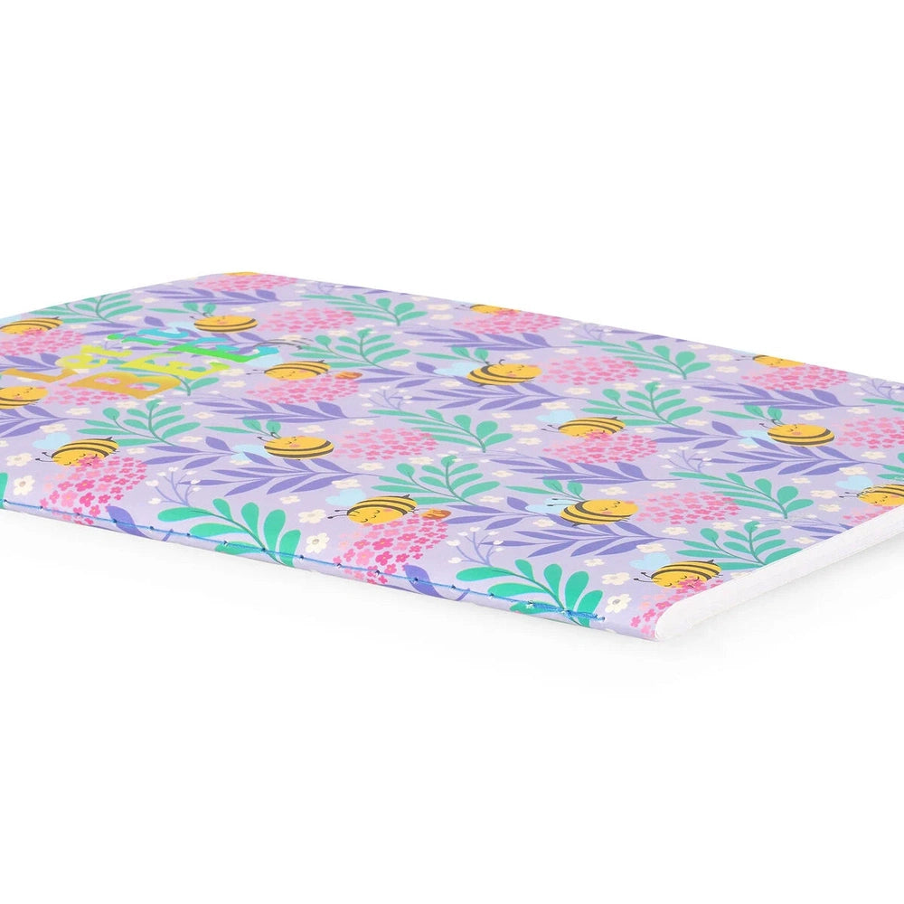 Lined Notebook with Illustrated Cover - Bee 2