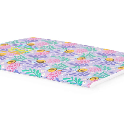 Lined Notebook with Illustrated Cover - Bee 2
