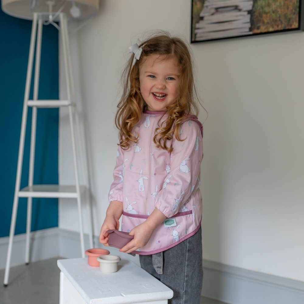 Coverall Feeding Bib - Bunnies 9