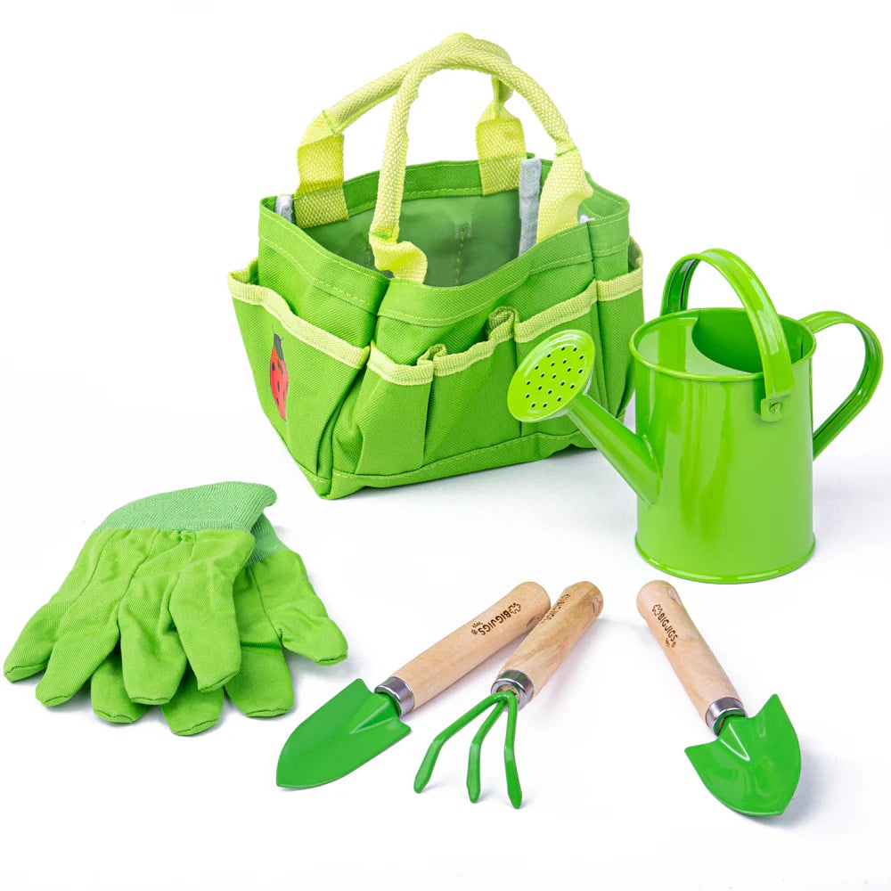 Bigjigs Gardening Tote Bag with Tools 