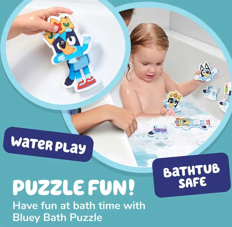 Bluey Foam Bath Puzzles