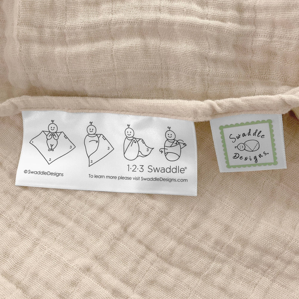 Oatmeal Muslin Swaddle Blanket, Premium Cotton 3