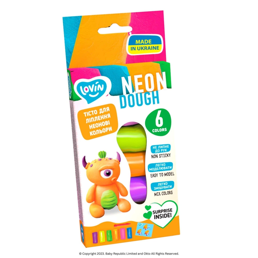 Lovin™ Modelling Dough Set - Neon 1