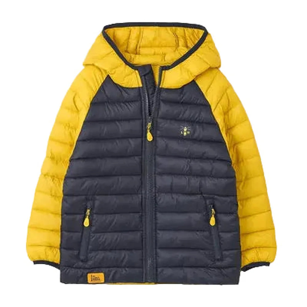 Carter Coat - Navy Yellow 1